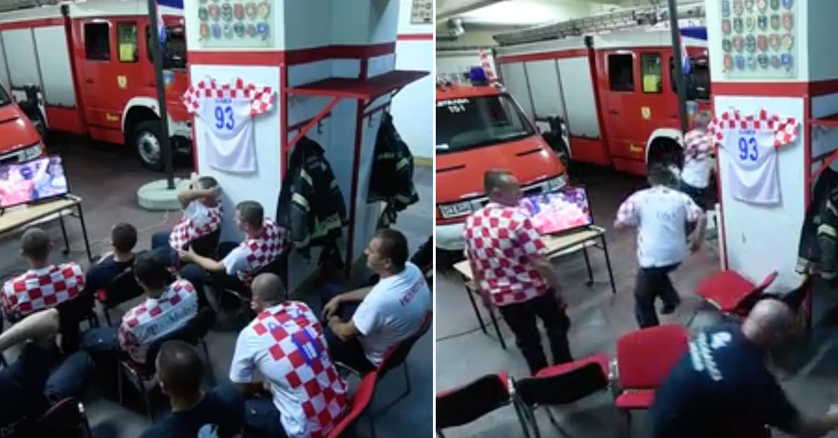 La verdad sobre el viral v&iacute;deo de la estaci&oacute;n de bomberos de Croacia