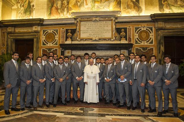 Francisco recibi&oacute; a los Pumas: "El rugby es un deporte muy simp&aacute;tico"