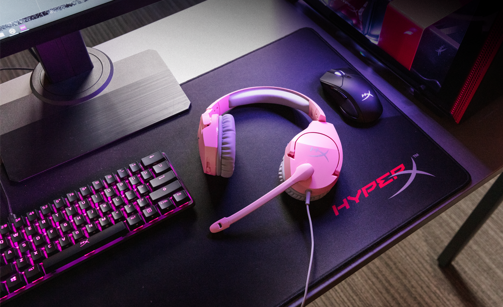 HyperX agrega una gama de rosas a la l&iacute;nea de aud&iacute;fonos para videojuegos Cloud Stinger