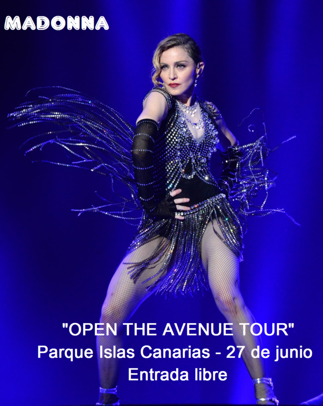 La superestrella MADONNA ofrecer&aacute; un concierto en Arrecife para pedir la apertura de la avenida.  x 