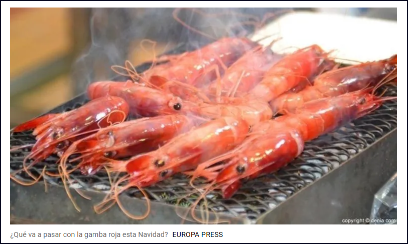 Cuidado con chupar la cabeza de las gambas