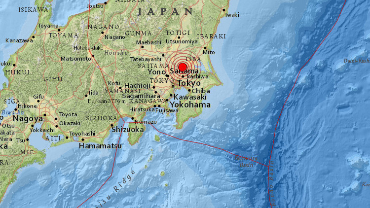 Tokio: Un sismo de magnitud 5,1 hace temblar edificios: