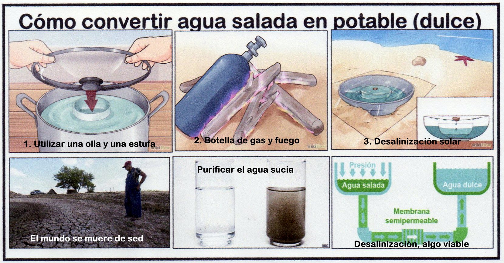 C&oacute;mo convertir el agua salada en agua potable