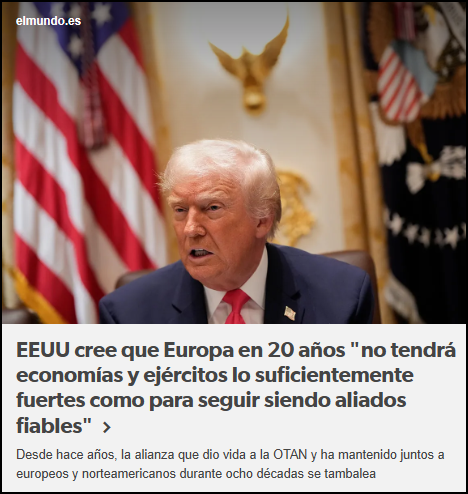  Trump avisa de la "desaparici&oacute;n de la civilizaci&oacute;n europea"