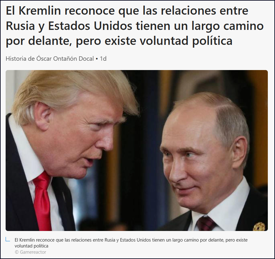 Rusia y EEUU     &iquest;Una relaci&oacute;n de conveniencia?