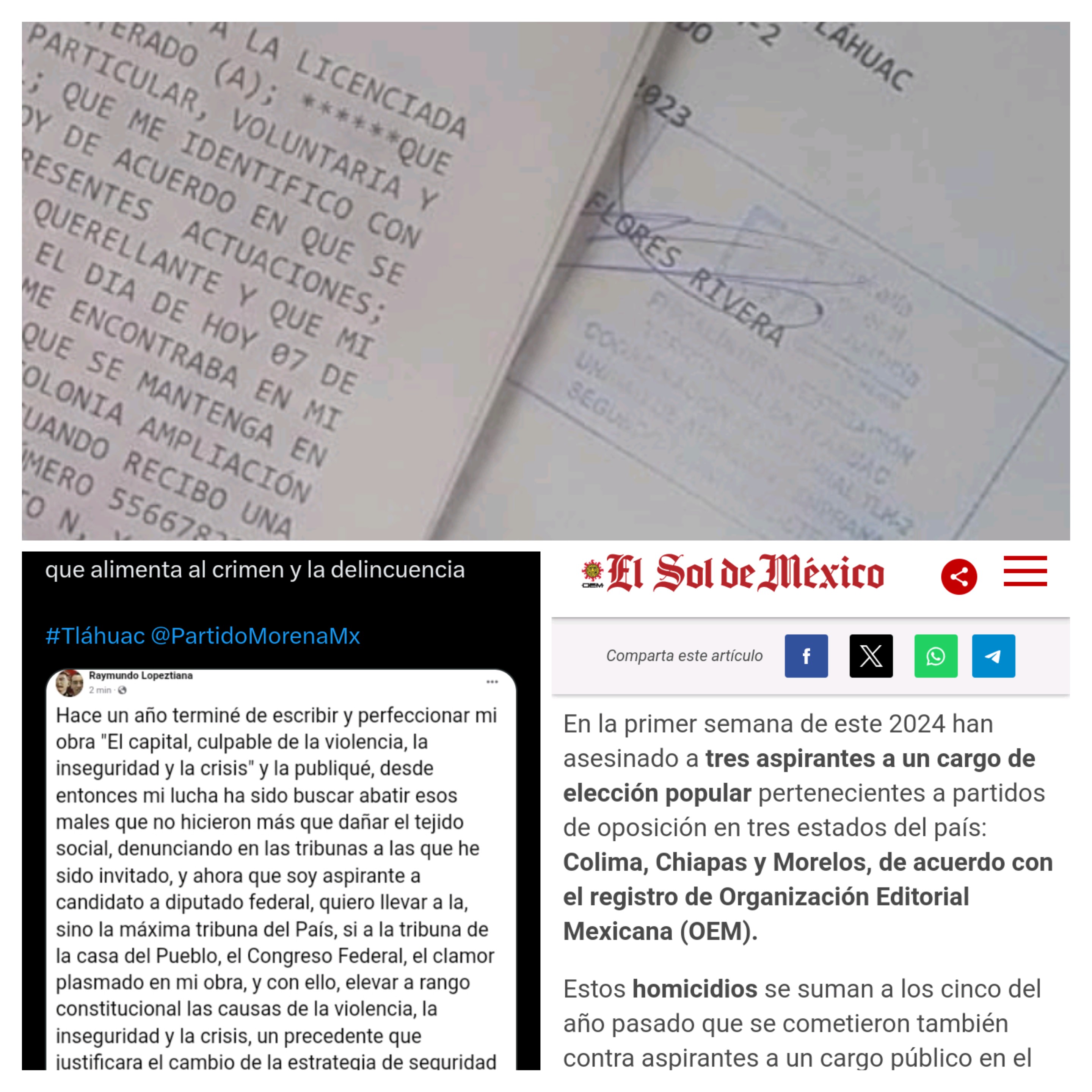 Precampa&ntilde;as violentas en M&eacute;xico, van 8 precandidatos asesinados y 1 amenazado