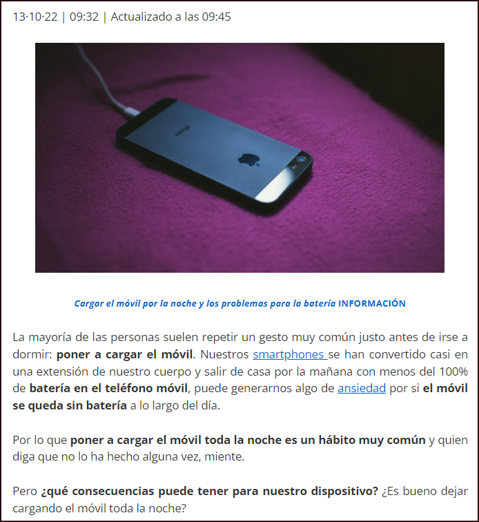  Rompiendo mitos sobre c&oacute;mo cargar nuestro smartphone