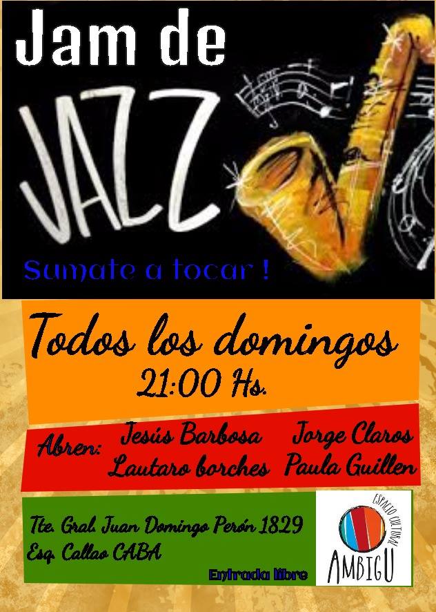  NOCHES DE JAZZ EN EL CENTRO CULTURAL AMBIG&Uacute;