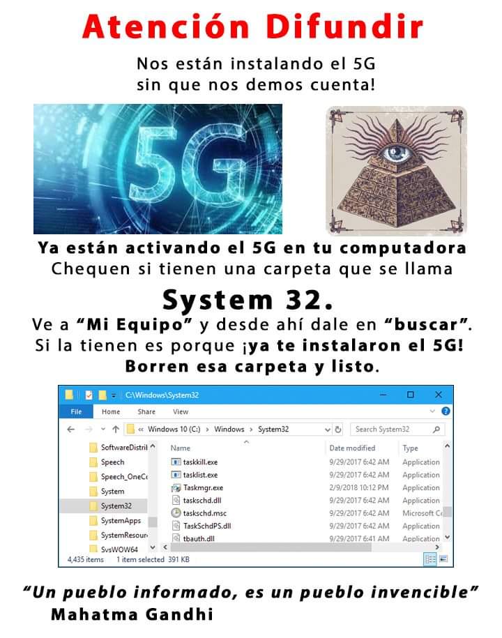 Atenci&oacute;n Difundir 
Nos est&aacute;n instalando el 5G sin que nos demos cuenta!