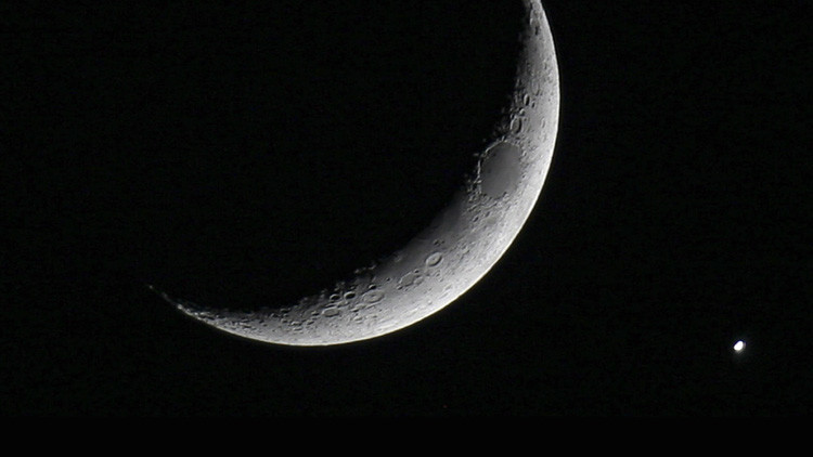 La Luna y Mercurio 'se citan' al amanecer: