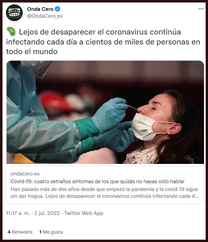  La COVID-19 sigue aqu&iacute; y muy activa