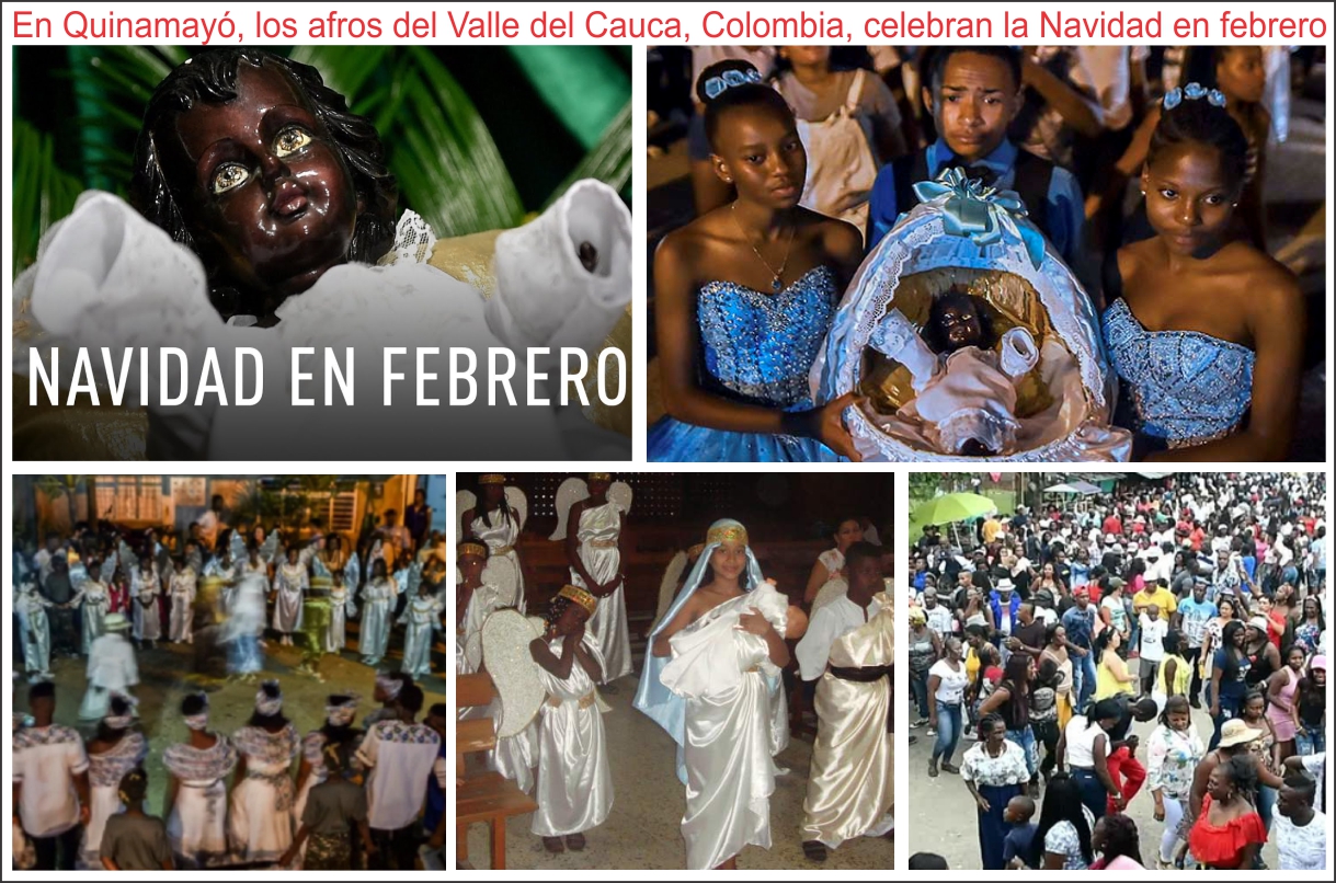  En Quinamay&oacute;, los afros del Valle del Cauca, Colombia, celebran la Navidad en febrero