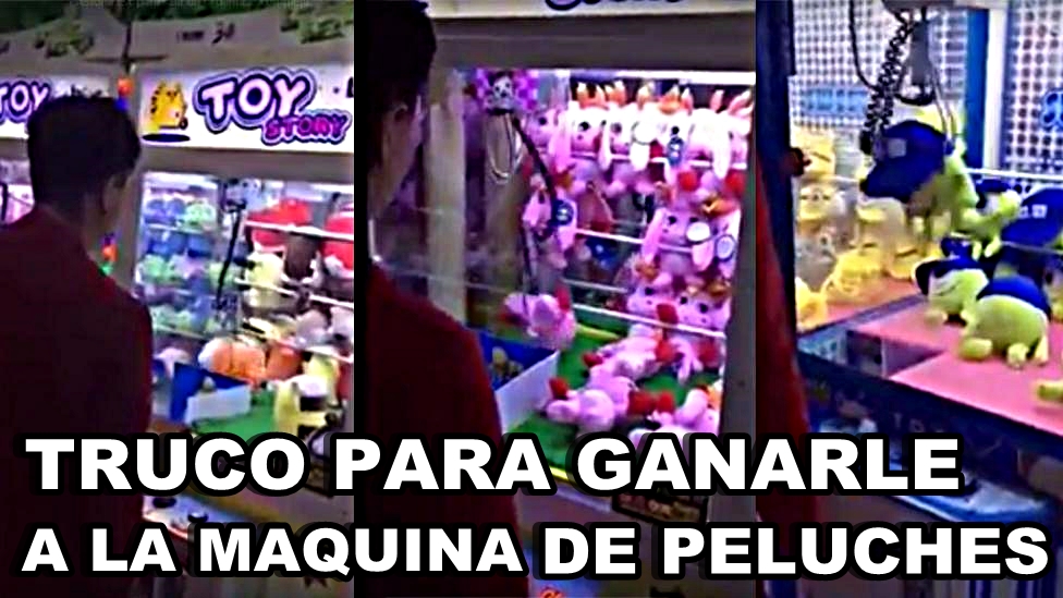 truco para ganarle a la maquina de peluches