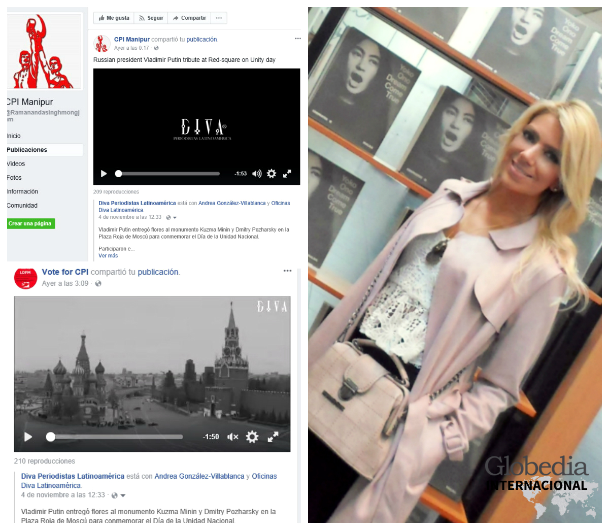 Partido Pol&iacute;tico Indio difunde contenido de periodista Andrea Gonz&aacute;lez-Villablanca