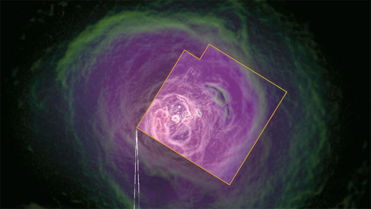 Esto es lo &uacute;ltimo que 'vio' un sat&eacute;lite antes de desaparecer en el espacio: