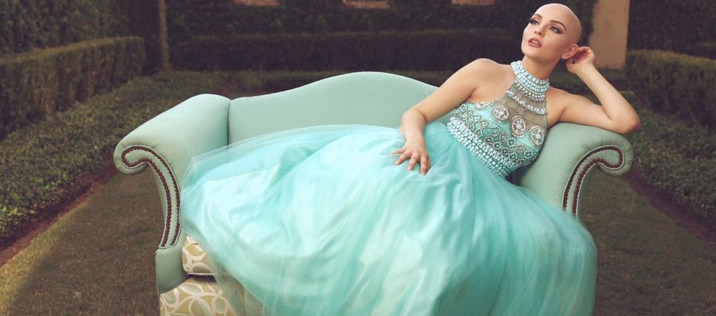 El c&aacute;ncer no le impidi&oacute; a esta modelo cumplir su sue&ntilde;o