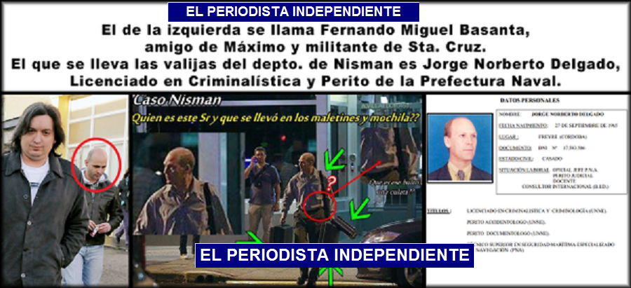 CASO NISMAN  EL MISTERIOSO SUJETO QUE RETIRO MALETINES Y MOCHILAS 