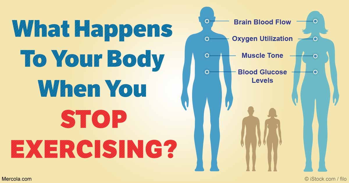 This is what happens to your body when you stop exercising