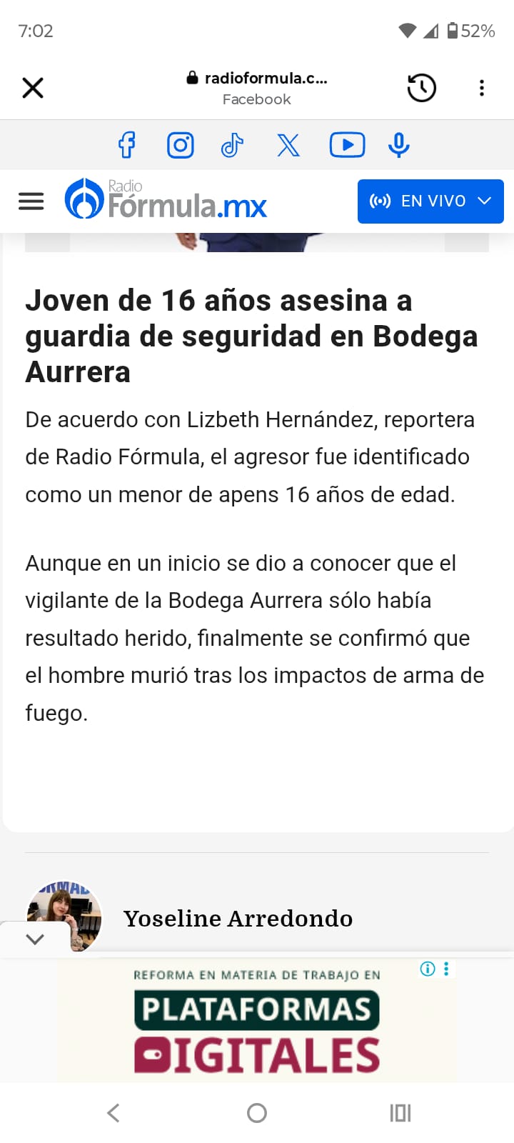 Las empresas de seguridad ganan a costa del alto riesgo que representa este trabajo: Lopeztiana