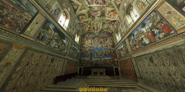  Capilla Sixtina muy cerca, tan solo a un clic