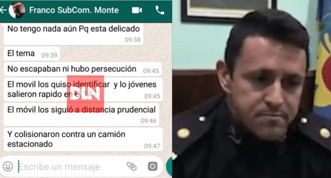 No escapaban ni hubo persecuci&oacute;n la afirmaci&oacute;n del subcomisario luego de ocurrida la tragedia