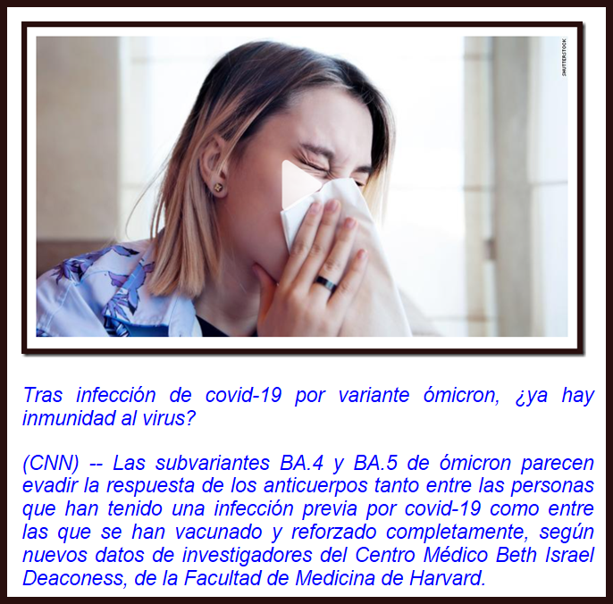  Alerta: Las nuevas subvariantes del coronavirus evaden los anticuerpos de la vacunaci&oacute;n y ...