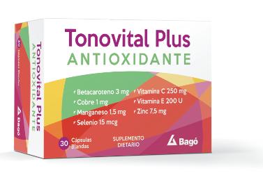Tonovital Plus Antioxidante: un verdadero sistema antioxidante con f&oacute;rmula efectiva y comprobada