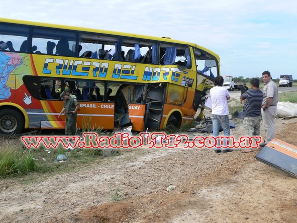 Espectacular accidente en Chajar&iacute;: 5 Muertos