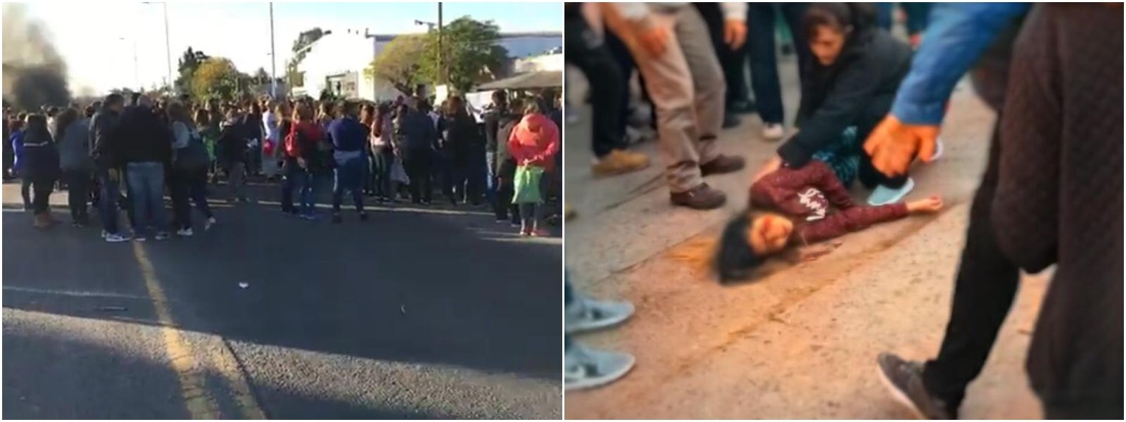 La pura verdad de ayacucho Monte Reclamo de Justicia con incidentes y una menor gravemente herida
