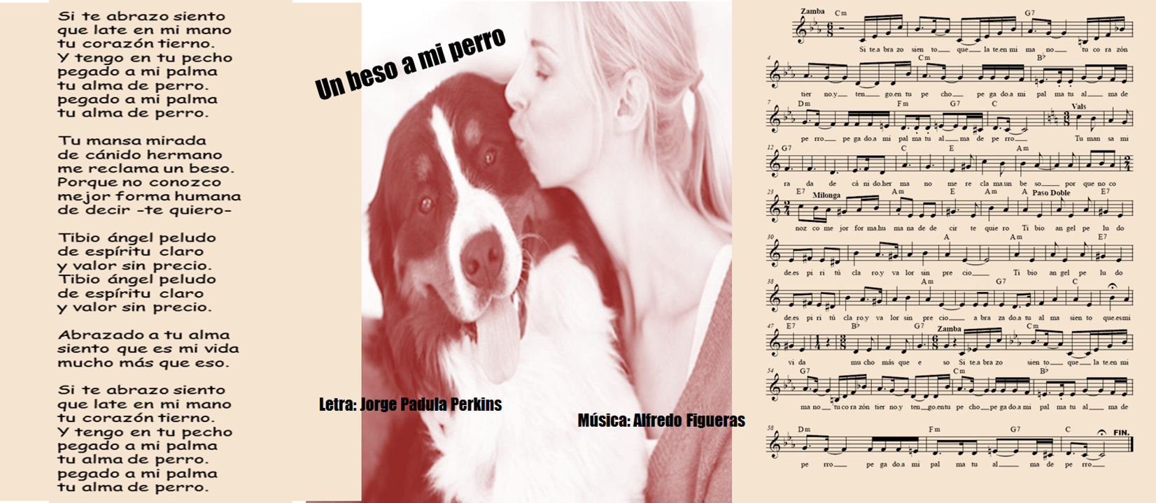 Curiosa convocatoria art&iacute;stica en torno de una canci&oacute;n dedicada al perro.