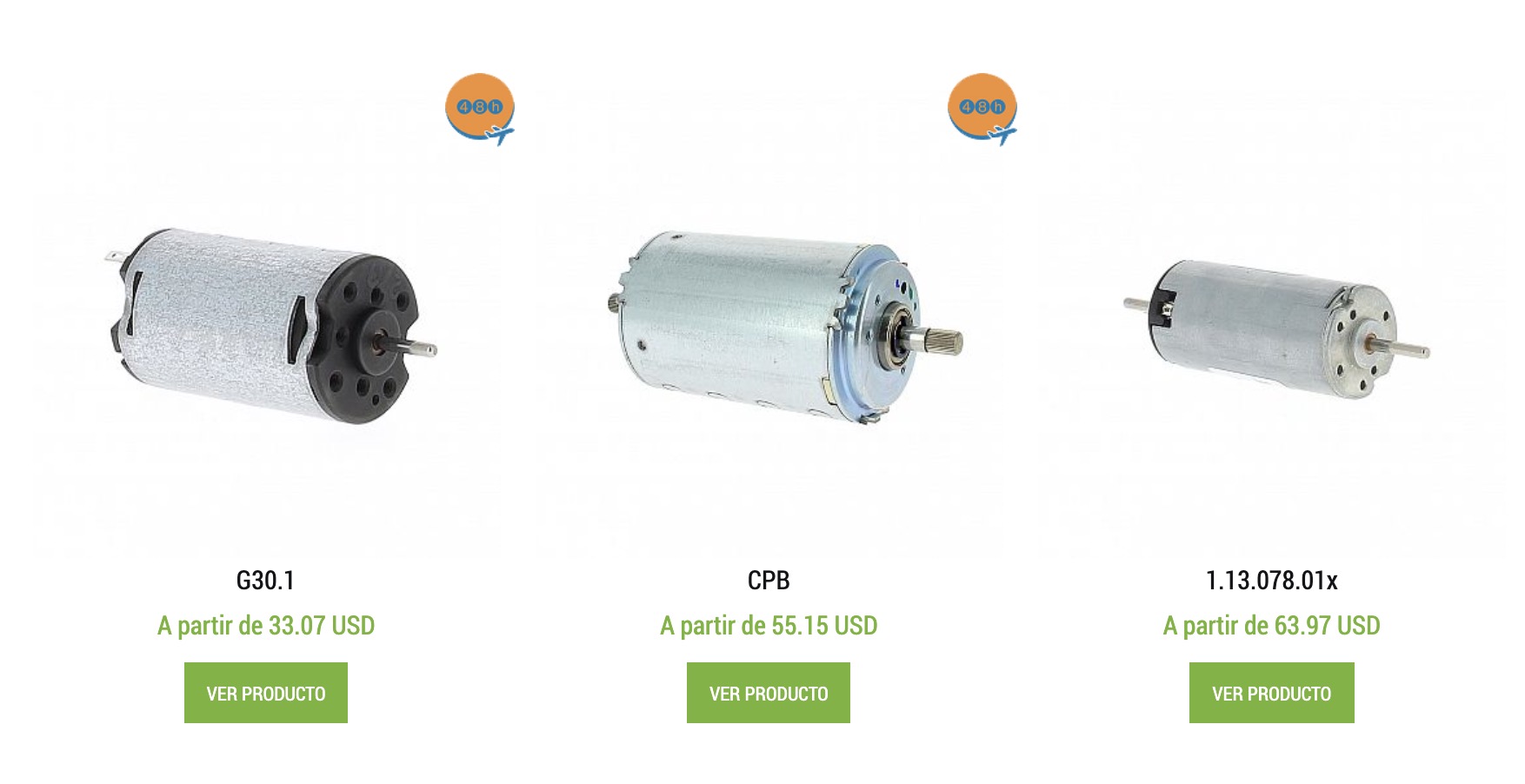 Motores el&eacute;ctricos de corriente continua