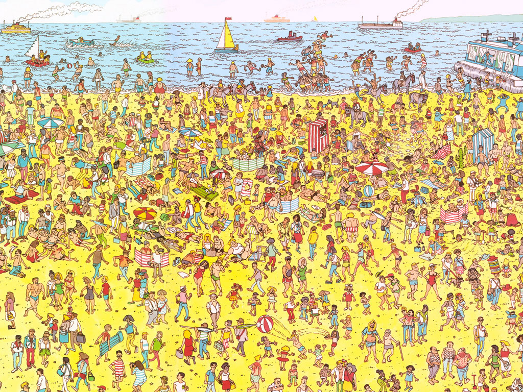 D&oacute;nde est&aacute; Wally? (dif&iacute;cil)
