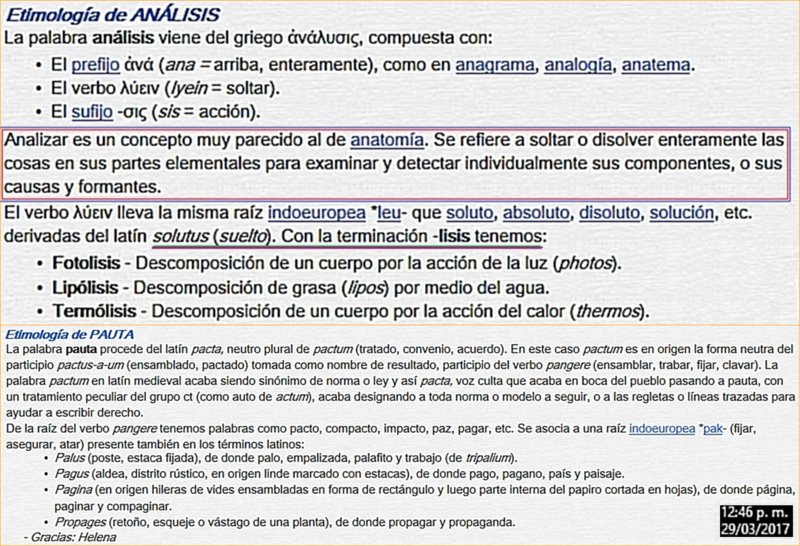&iquest;Sabemos ANALIZAR?