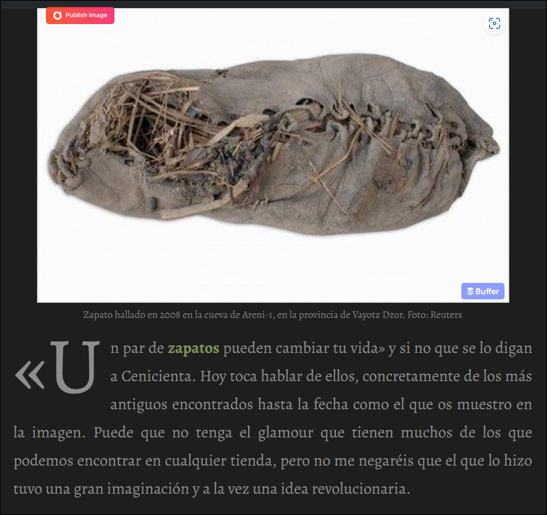 Los zapatos m&aacute;s antiguos del mundo