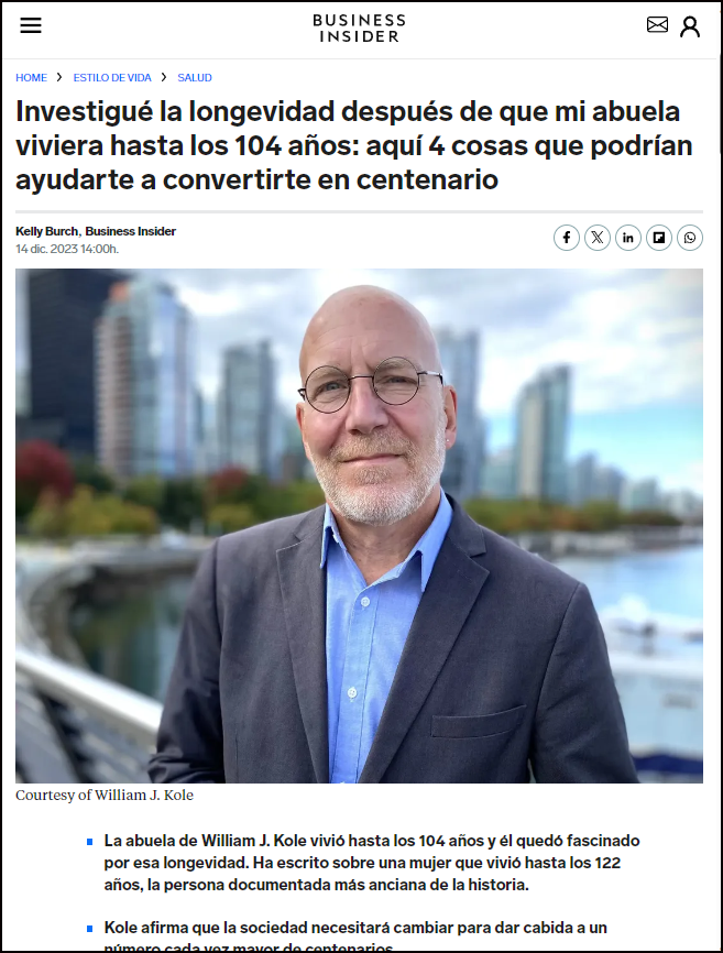  Conseguir la longevidad es posible