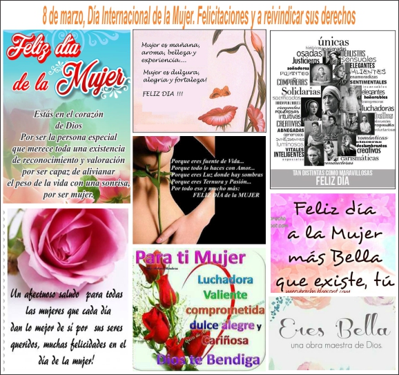 8 de marzo, D&iacute;a Internacional de la Mujer