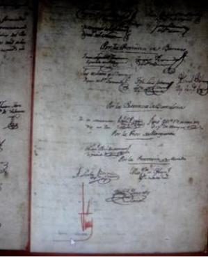 Firma de Ch&aacute;vez aparece en el Acta de la Independencia 