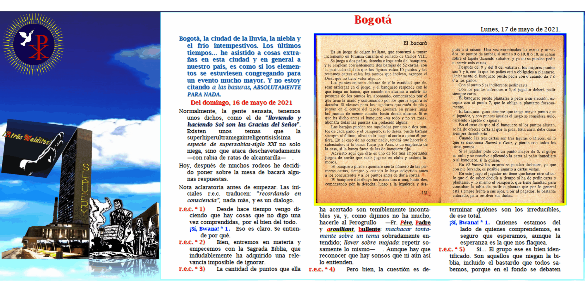 Bacar&aacute; (&iquest;corregido? Veremos)