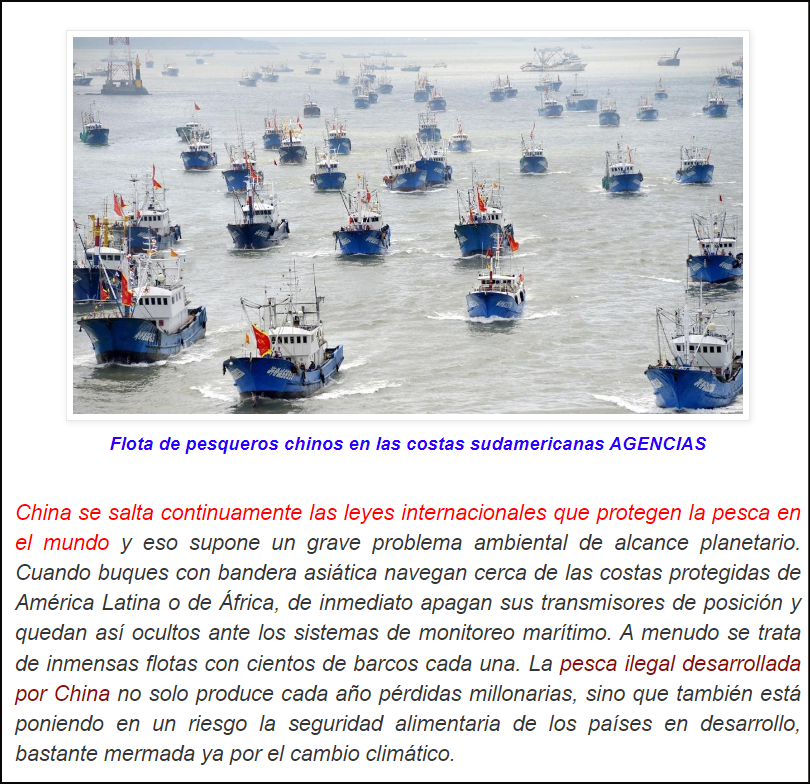 Arrasan los oc&eacute;anos: La flota china ilegal y las asi&aacute;ticas piratas campan a sus anchas todo el mundo