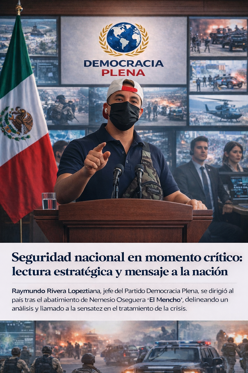 Abatimiento del Mencho. Seguridad nacional en momento cr&iacute;tico: inteligencia, soberan&iacute;a y estabilidad