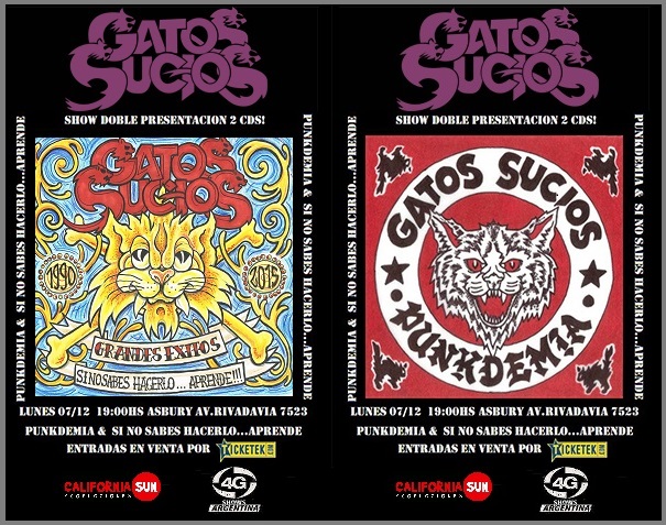 Gatos Sucios presenta oficialmente dos nuevos albumes