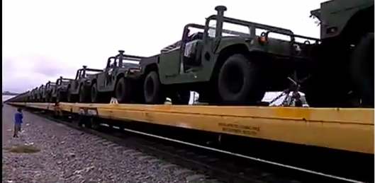 Importaci&oacute;n masiva de veh&iacute;culos militares a territorio Mexicano de Estados Unidos