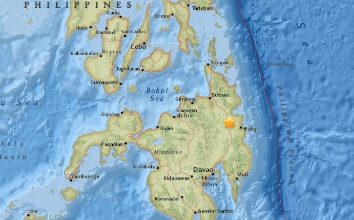 Un sismo de 5,0 grados de magnitud sacude una localidad filipina: