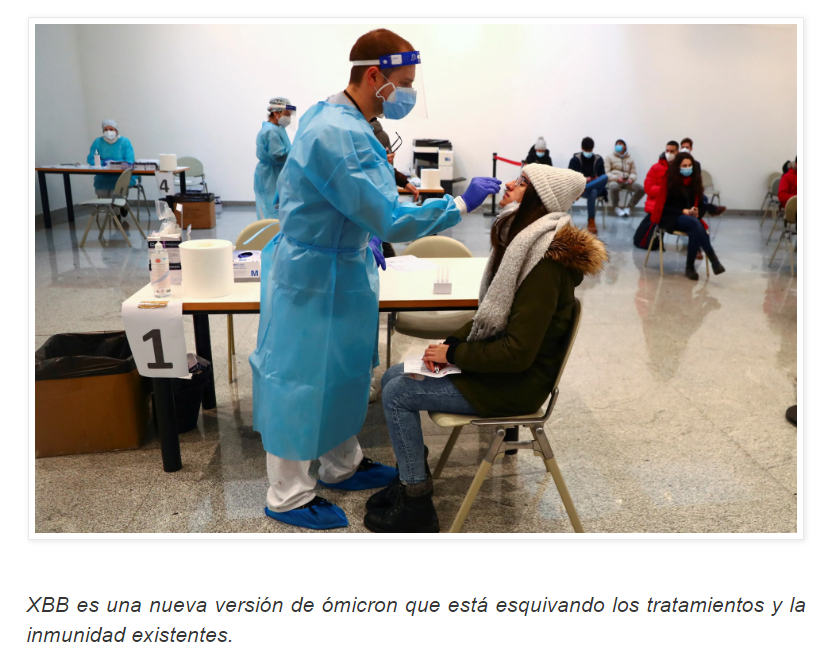 XBB: Una nueva y sigilosa variante del coronavirus se est&aacute; extendiendo r&aacute;pidamente