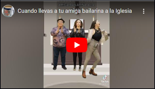  La iglesia no es lugar para bailar as&iacute; (no te r&iacute;as)