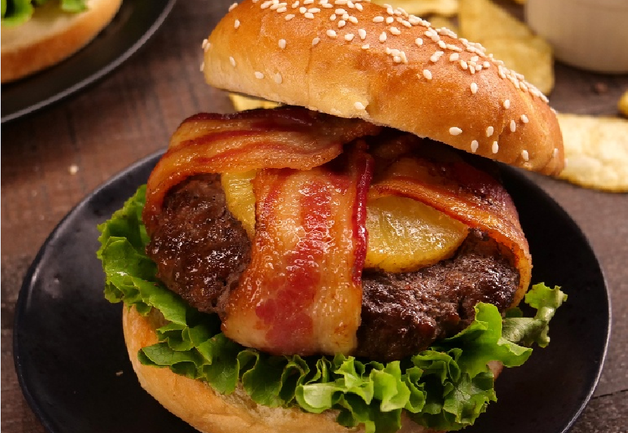 Pi&ntilde;a en la comida: &iquest;s&iacute; o no? Esta hamburguesa podr&iacute;a volverte un fan de la pi&ntilde;a 