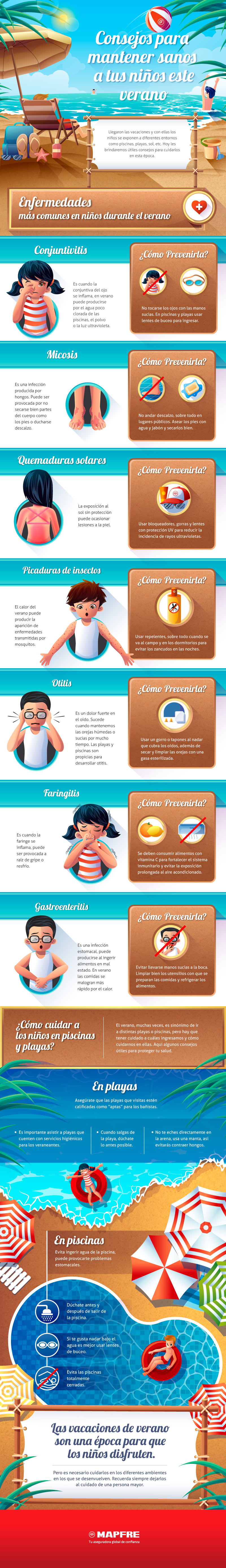 Ni&ntilde;os sanos y felices este verano