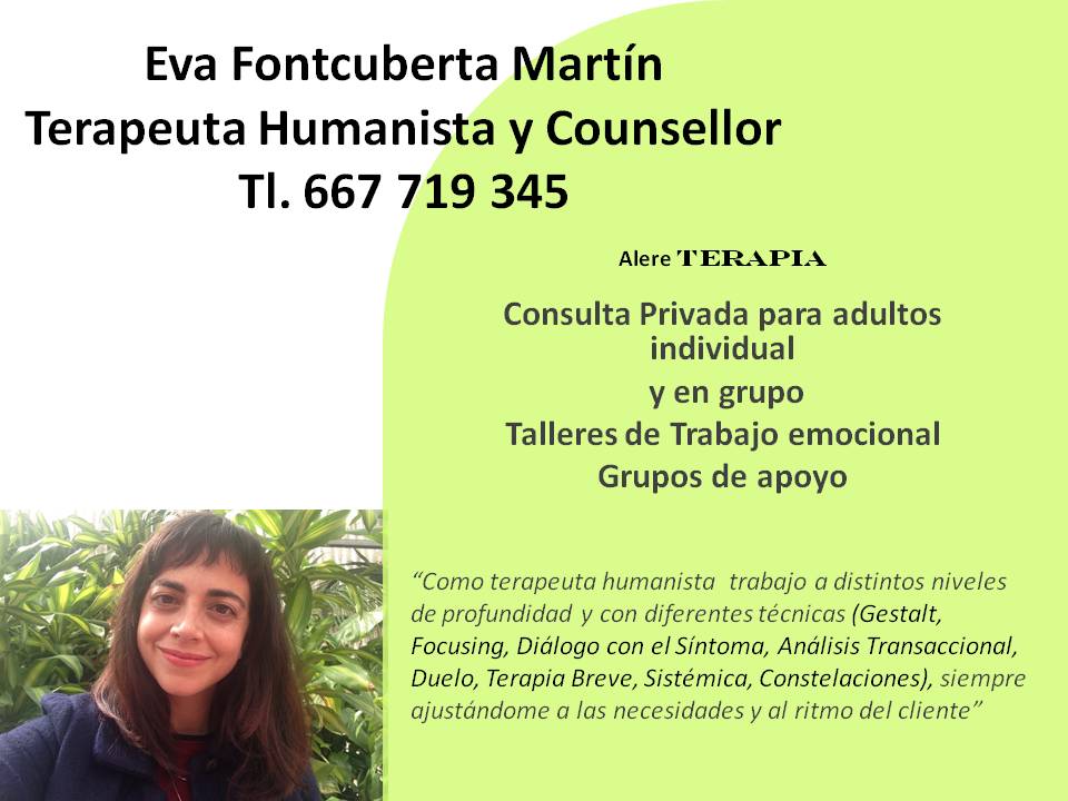 Alere Terapia: Consulta Privada para adultos individual y en grupo.