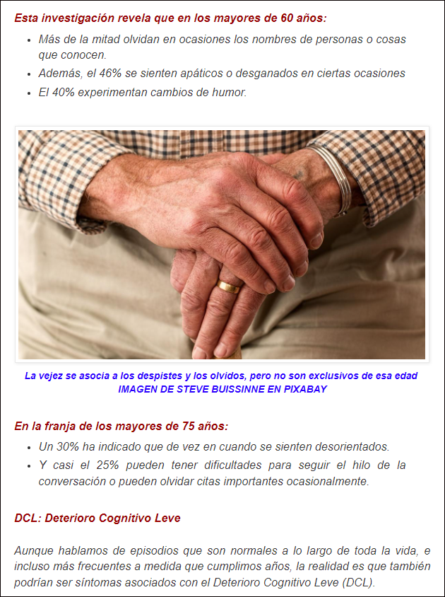  Deterioro Cognitivo Leve (DCL)... &iquest;Eso qu&eacute; es lo que es?