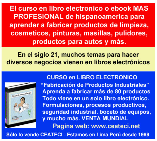 Aprenda a fabricar productos de limpieza